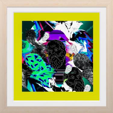 Original Pop Art Abstract Mixed Media by Naturebella G