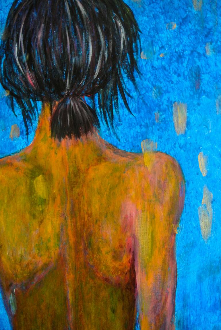 Original Figurative Water Painting by Pond Saenghiranwathana