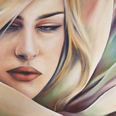 Original Abstract Women Painting by Evgeniia Bova