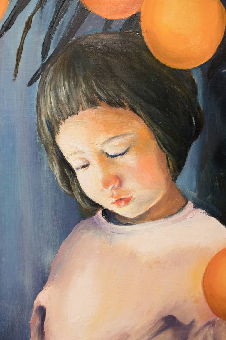 Original Figurative People Painting by Evgeniia Bova