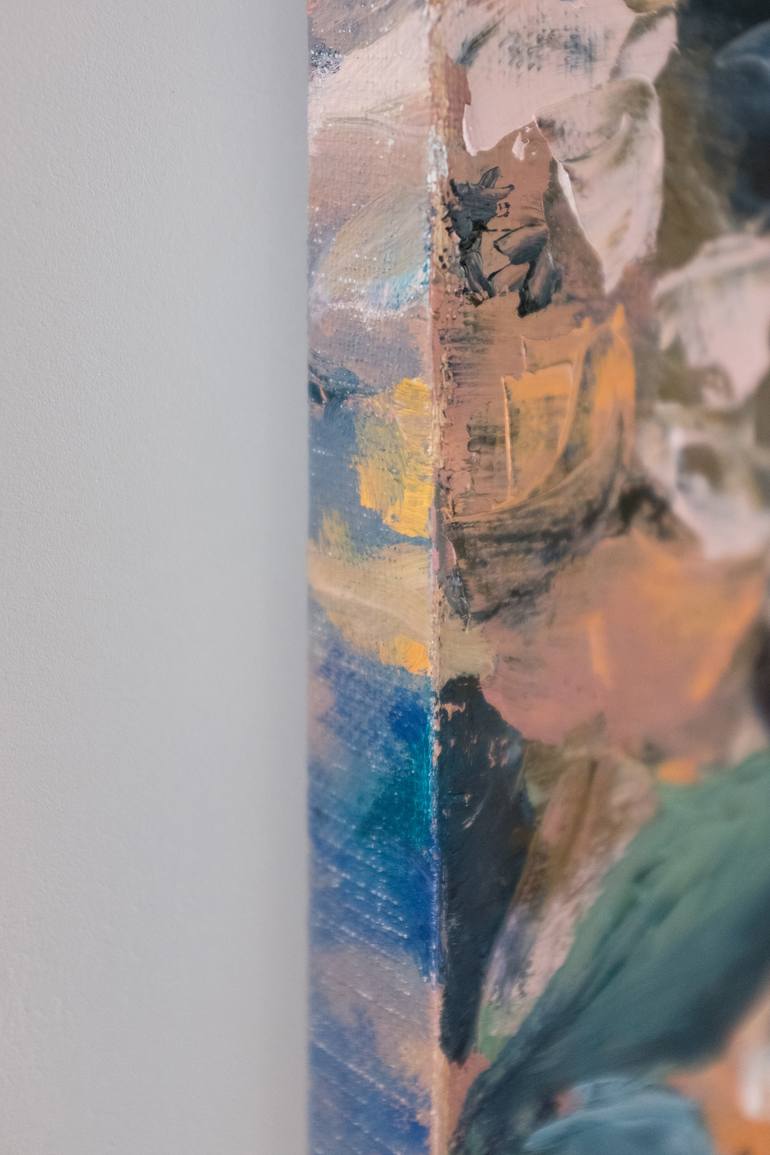 Original Figurative People Painting by Evgeniia Bova