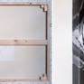 The reverse side of the picture + The side of the picture is covered with an image