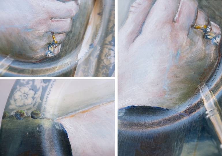Original Figurative Women Painting by Evgeniia Bova