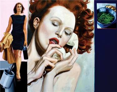 Original Pop Art Women Paintings by Adnan Yalım