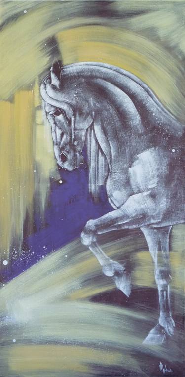 Original Horse Paintings by Wellenstein Anne-Christine