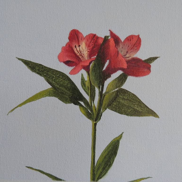 Original Realism Floral Painting by Suzanne Howe