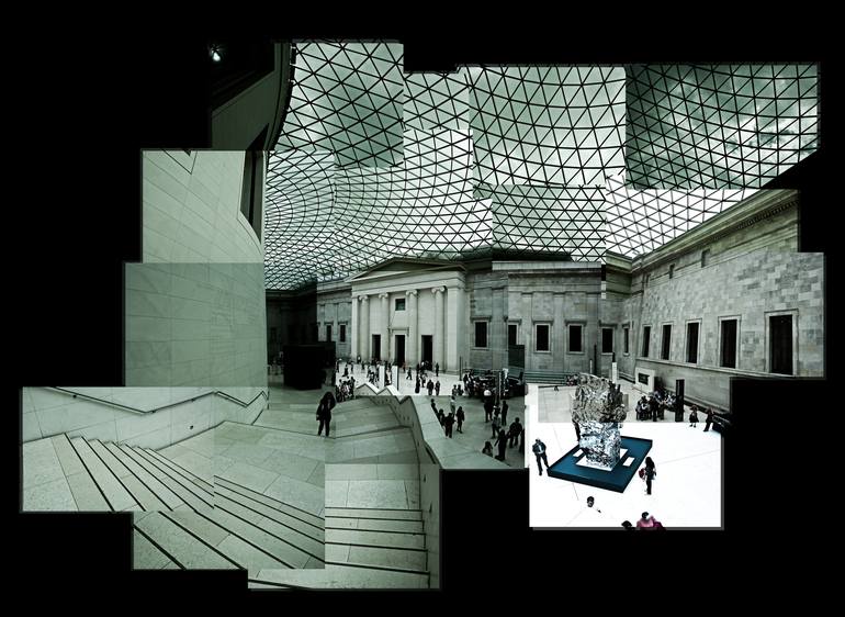 British Museum 1 (Photo joiner / Montage) - Limited Edition of 1 - Print