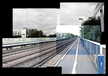 Train Platform (Joiner Photo / Collage) - Limited Edition of 1 thumb