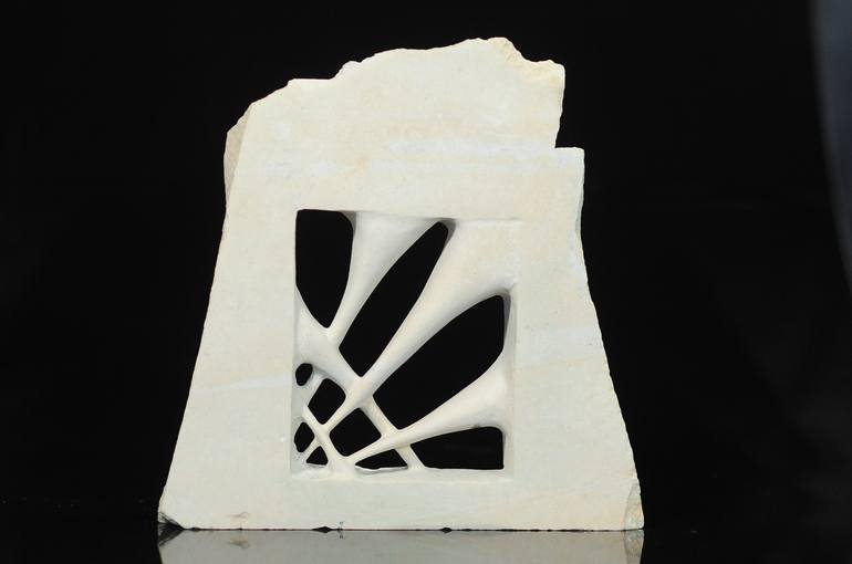 Original Geometric Abstract Sculpture by Andrej Mitevski