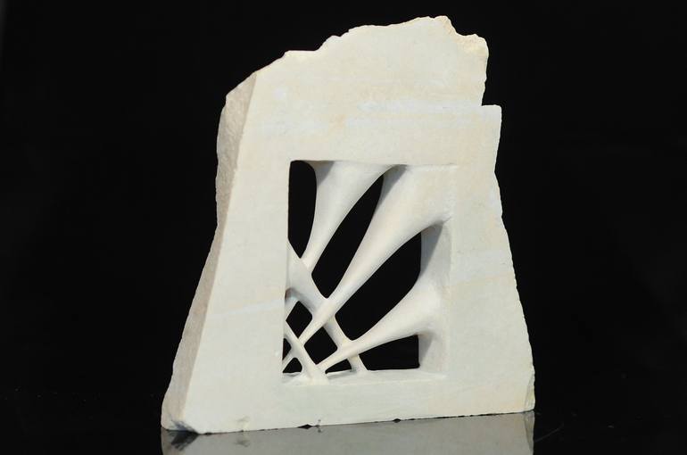 Original Geometric Abstract Sculpture by Andrej Mitevski