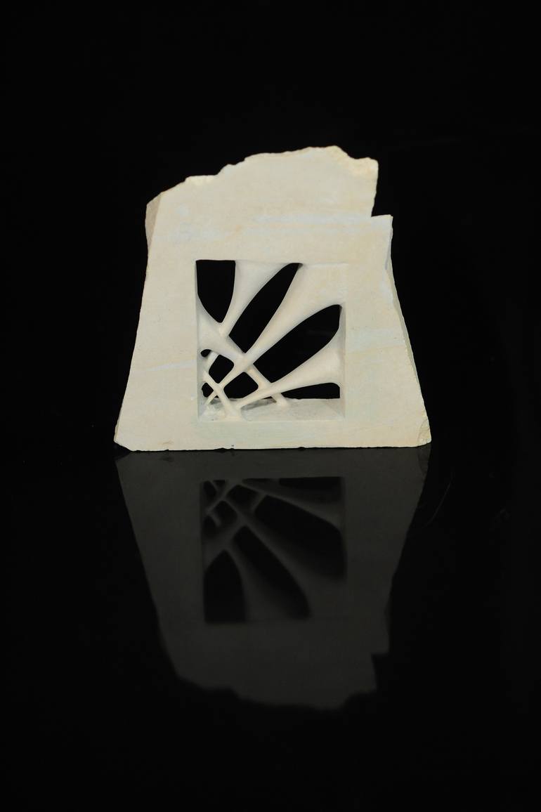 Original Geometric Abstract Sculpture by Andrej Mitevski