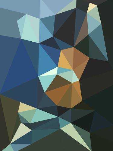Print of Abstract Geometric Paintings by allo - Manuel Herrera