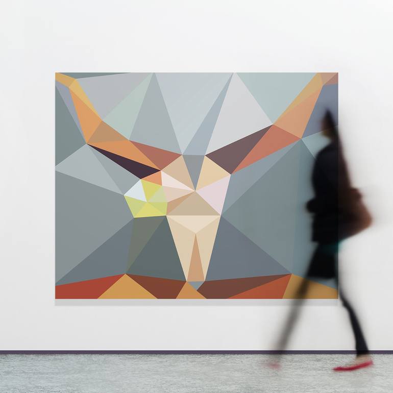 Original Geometric Painting by allo - Manuel Herrera