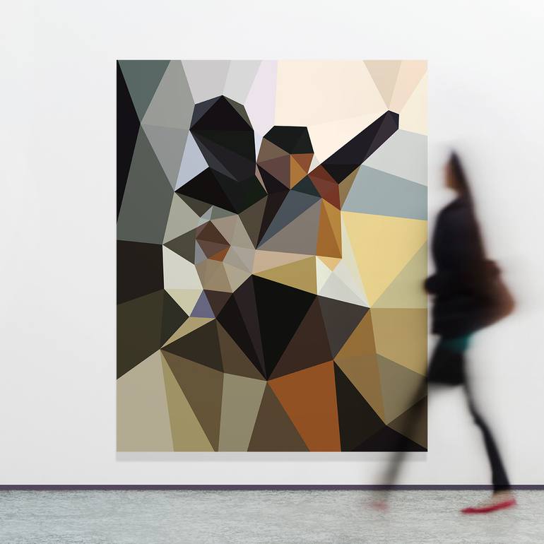 Original Abstract Music Painting by Allo - Manuel Herrera