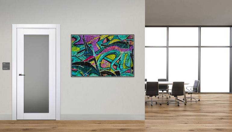 Original Abstract Graffiti Digital by Scott Gieske