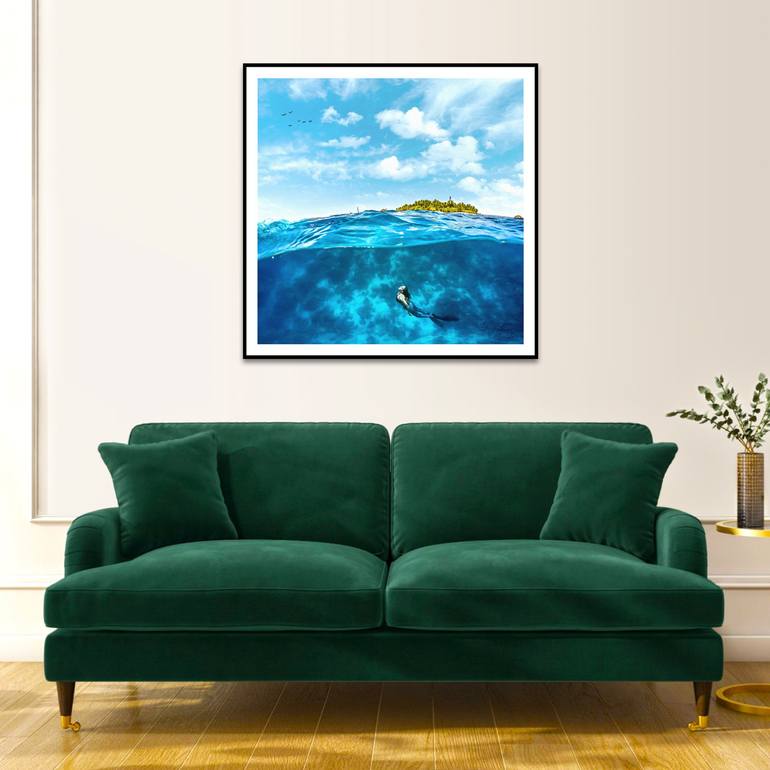 Original Conceptual Seascape Digital by Scott Gieske