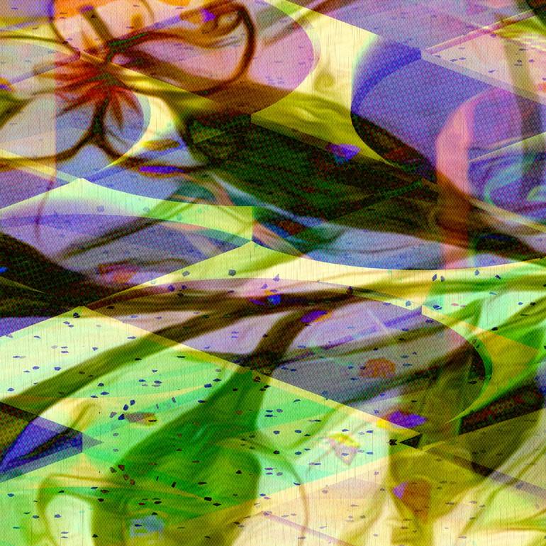 Original Abstract Expressionism Floral Digital by Scott Gieske