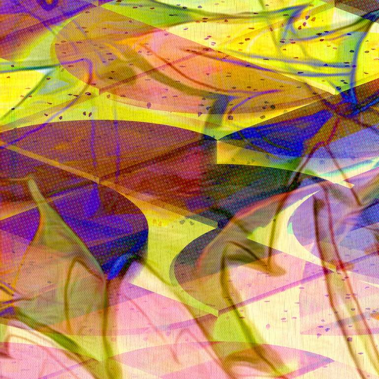 Original Abstract Expressionism Floral Digital by Scott Gieske