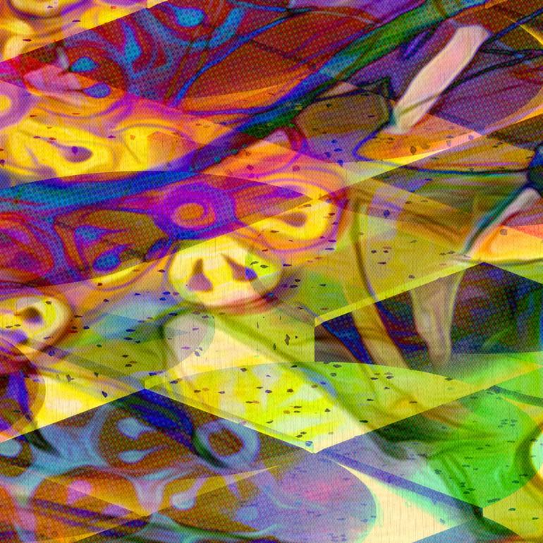 Original Abstract Expressionism Floral Digital by Scott Gieske