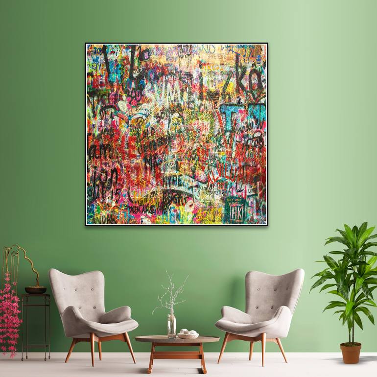 Original Abstract Expressionism Graffiti Digital by Scott Gieske