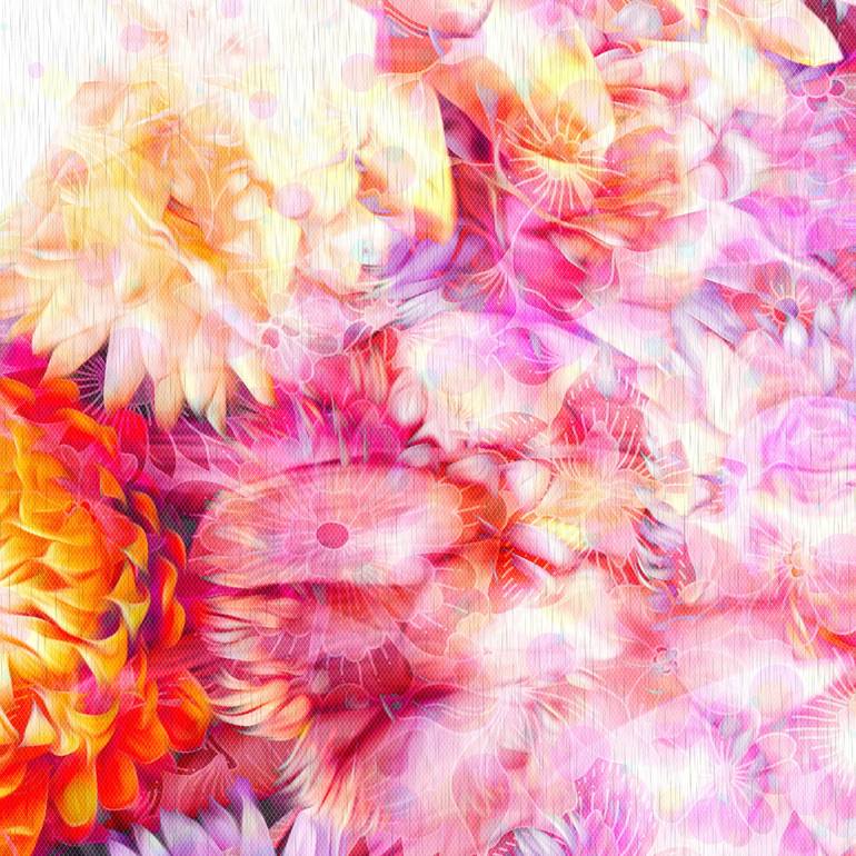Original Abstract Expressionism Floral Digital by Scott Gieske