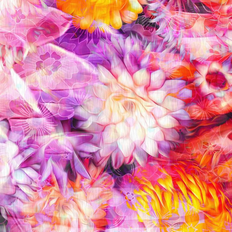 Original Abstract Expressionism Floral Digital by Scott Gieske
