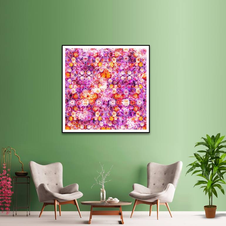 Original Abstract Expressionism Floral Digital by Scott Gieske