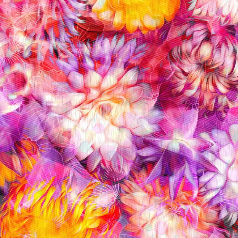 Original Abstract Expressionism Floral Digital by Scott Gieske