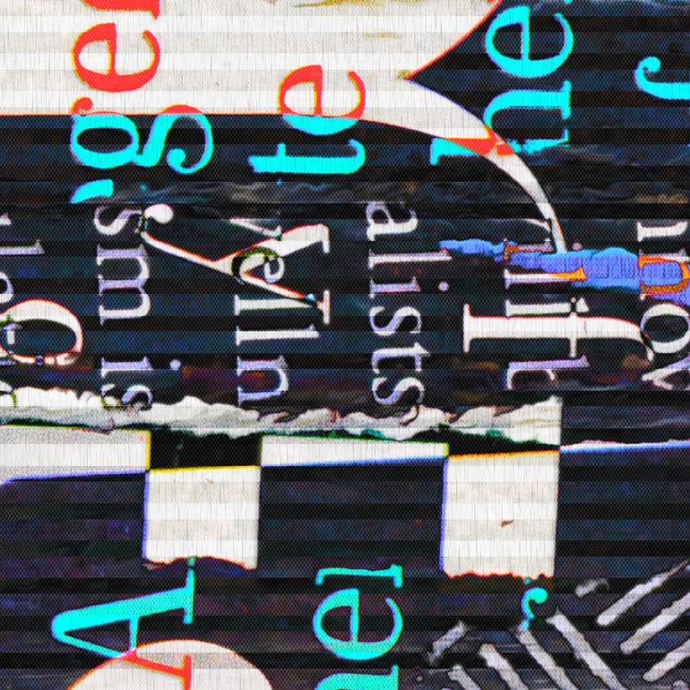 Original Abstract Typography Digital by Scott Gieske