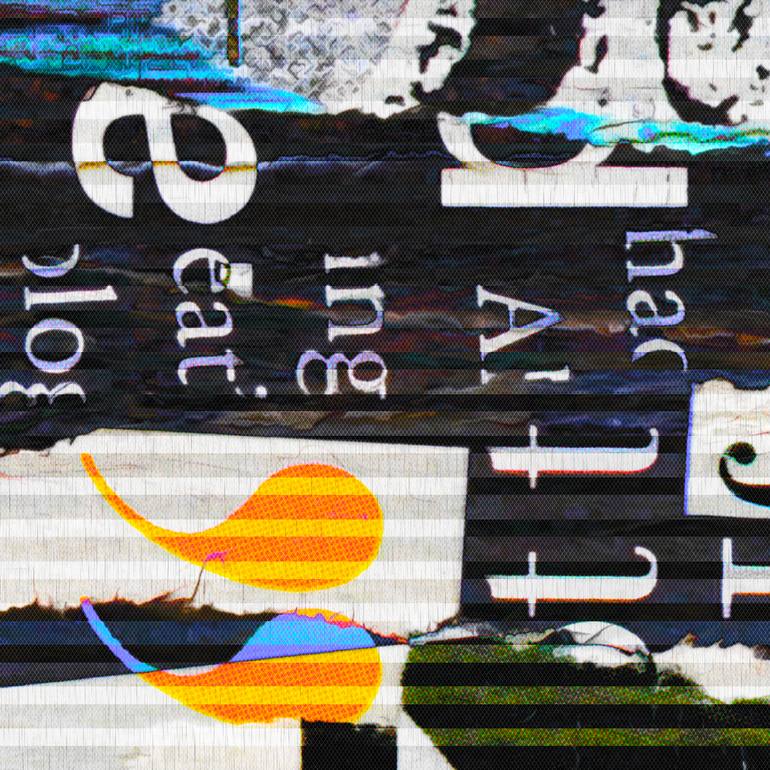 Original Abstract Typography Digital by Scott Gieske