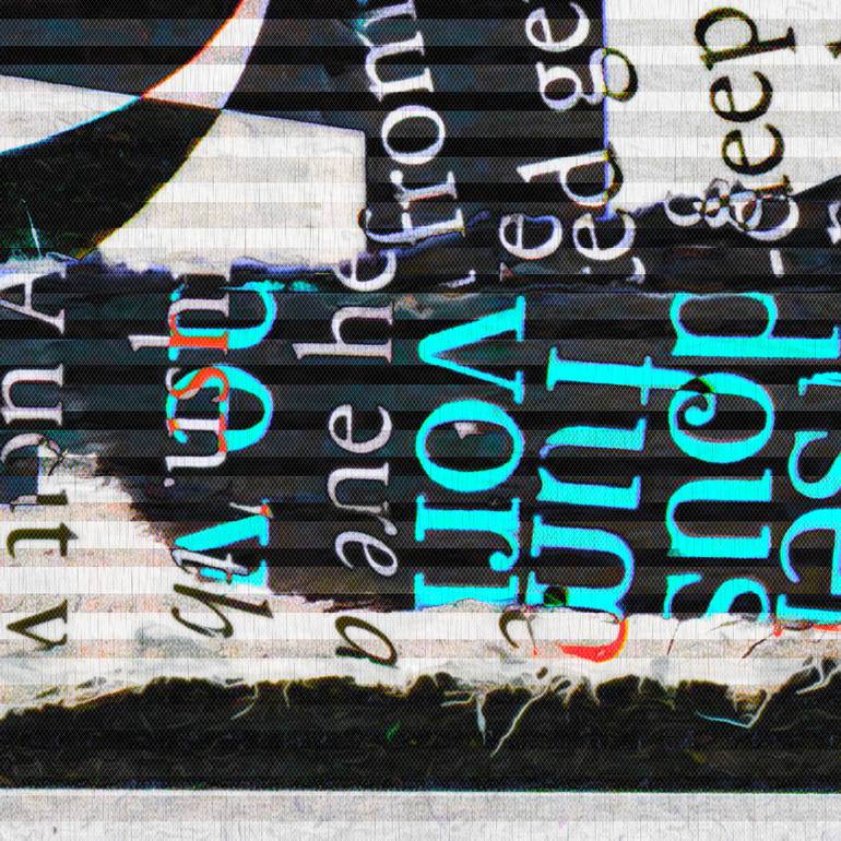 Original Abstract Typography Digital by Scott Gieske