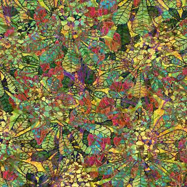 Original Abstract Expressionism Botanic Digital by Scott Gieske