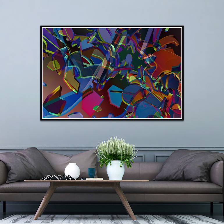 Original Abstract Expressionism Abstract Digital by Scott Gieske