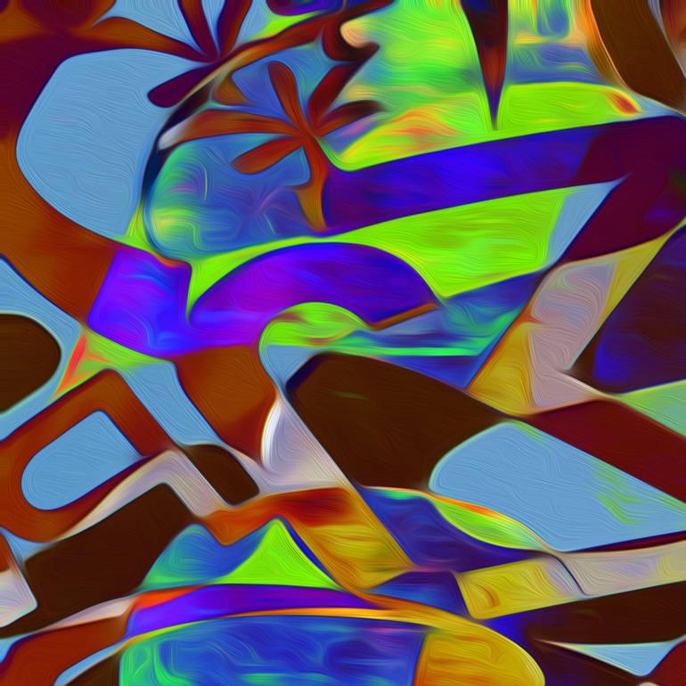 Original Abstract Expressionism Abstract Digital by Scott Gieske