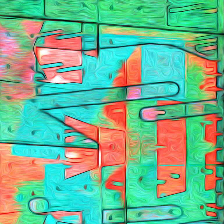 Original Abstract Expressionism Abstract Digital by Scott Gieske