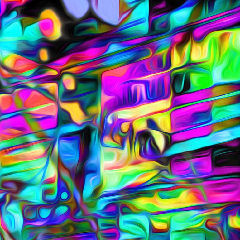 Original Abstract Expressionism Abstract Digital by Scott Gieske