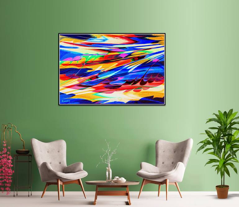 Original Abstract Expressionism Abstract Digital by Scott Gieske