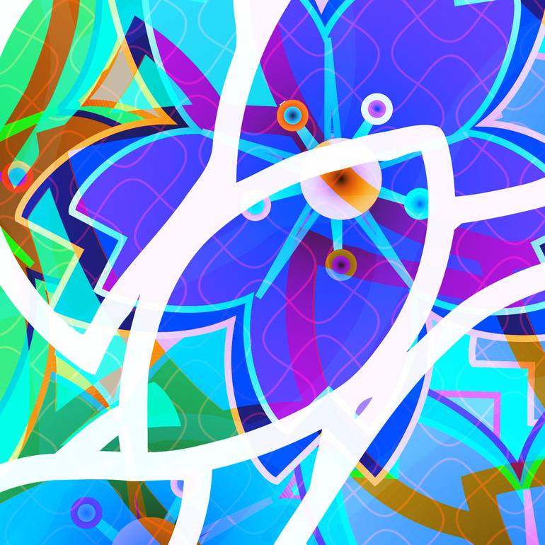 Original Abstract Nature Digital by Scott Gieske