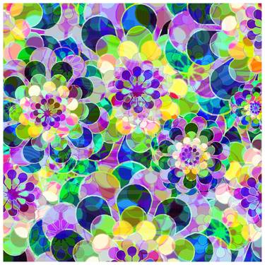 Original Abstract Expressionism Floral Digital by Scott Gieske