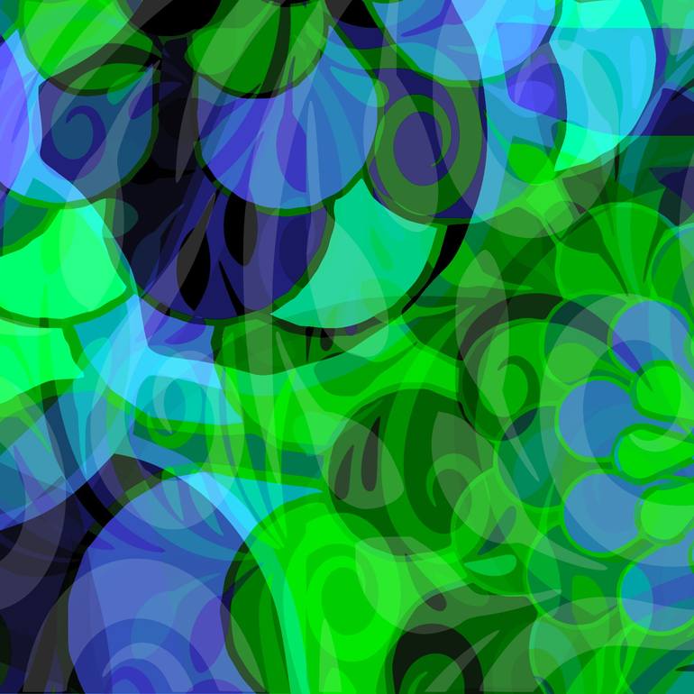 Original Abstract Expressionism Abstract Digital by Scott Gieske