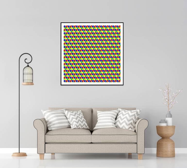 Original Abstract Expressionism Geometric Digital by Scott Gieske