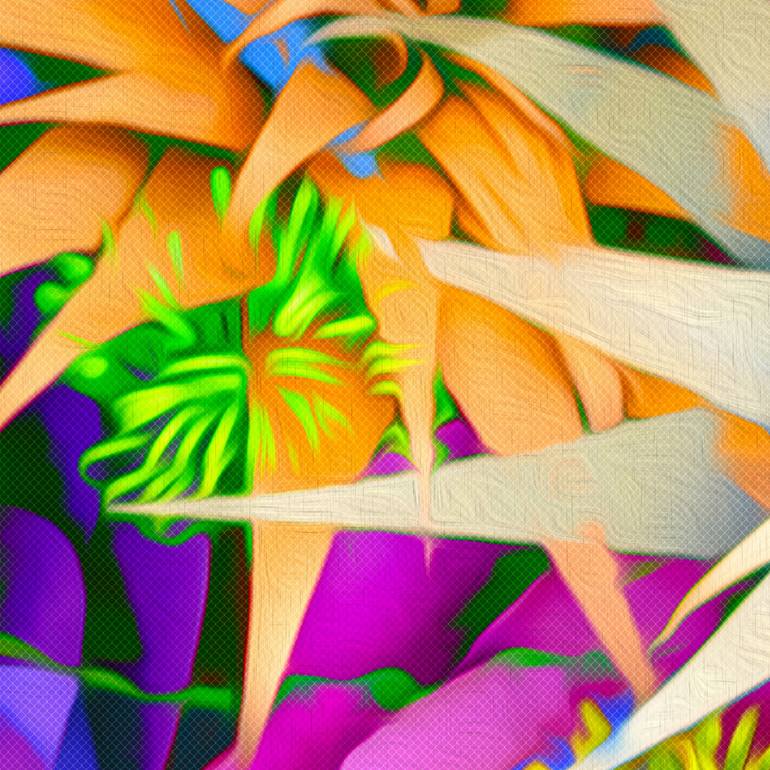 Original Abstract Expressionism Floral Digital by Scott Gieske