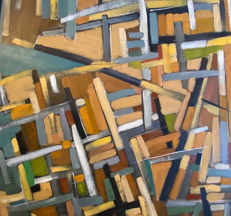 Original Conceptual Abstract Painting by Gregory Gorman