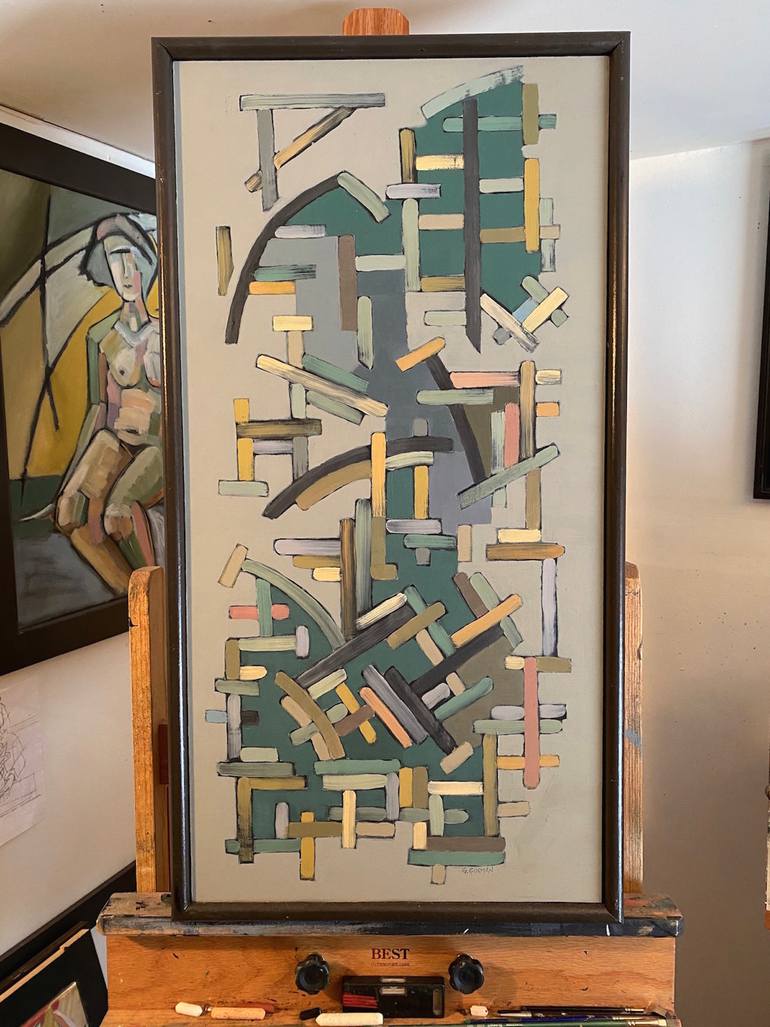 Original Modernism Abstract Painting by Gregory Gorman