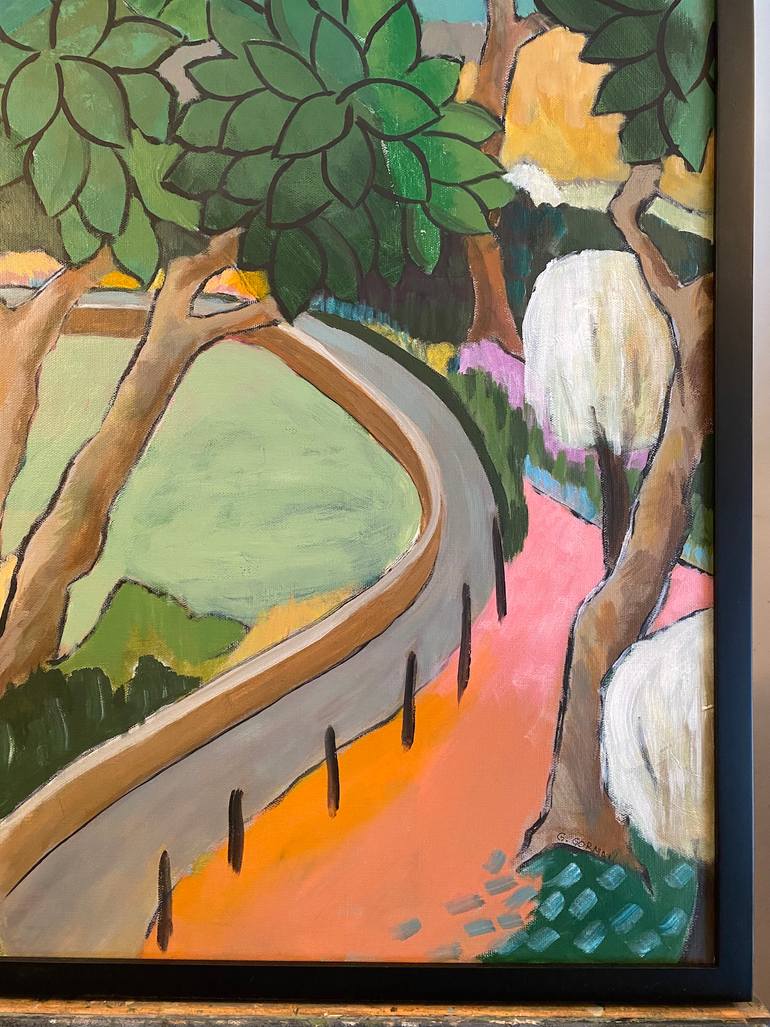 Original Abstract Landscape Painting by Gregory Gorman