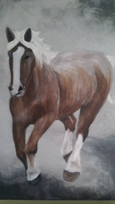 Print of Figurative Horse Paintings by Donna Emmerich