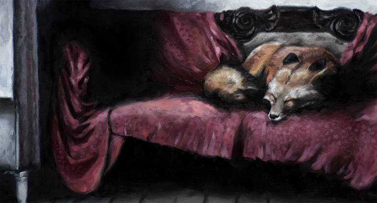 Original Fine Art Animal Painting by Scott Ferguson