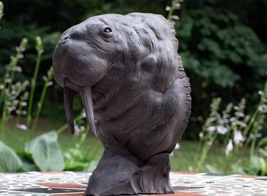 Original Fine Art Animal Sculpture by Scott Ferguson