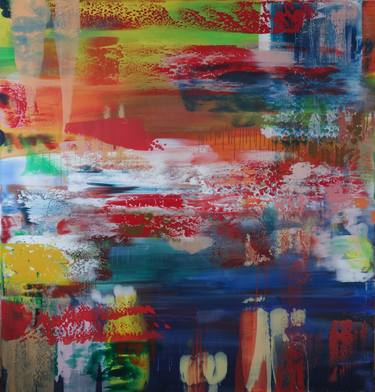 Original Abstract Expressionism Abstract Paintings by Virginia Glasmacher