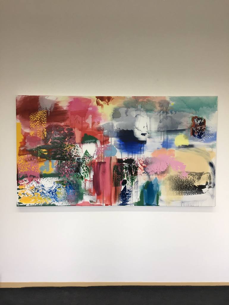 Original Abstract Painting by Virginia Glasmacher